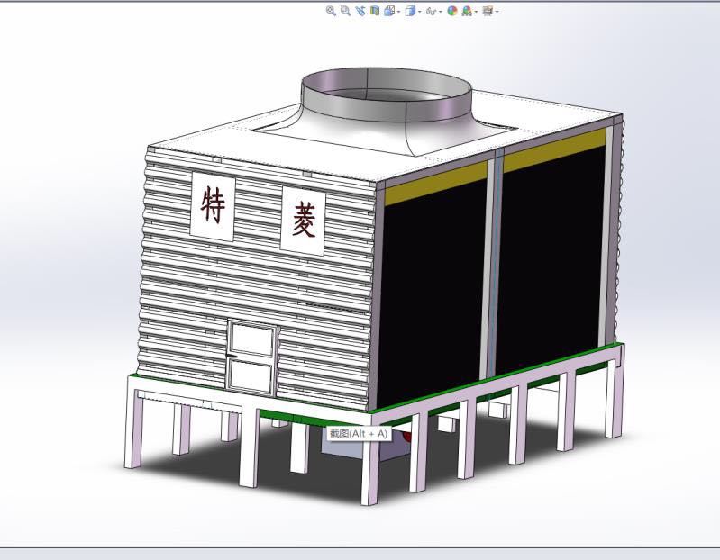 方形側(cè)出風(fēng)冷卻塔控制